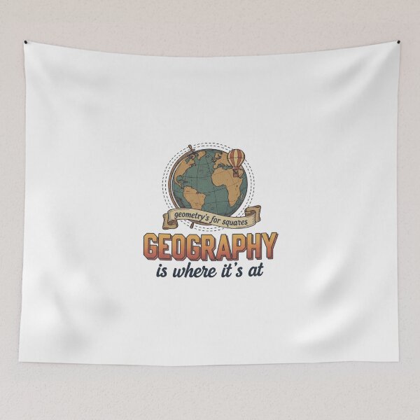 Item preview, Geography Is Where It's At designed and sold by CobaltFlamingo.