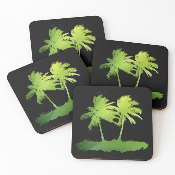 Item preview, Vintage Palm Silhouette Collection – Relaxed Coastal Paradise Wall & Apparel Art designed and sold by Sun Sand & Sea Art.
