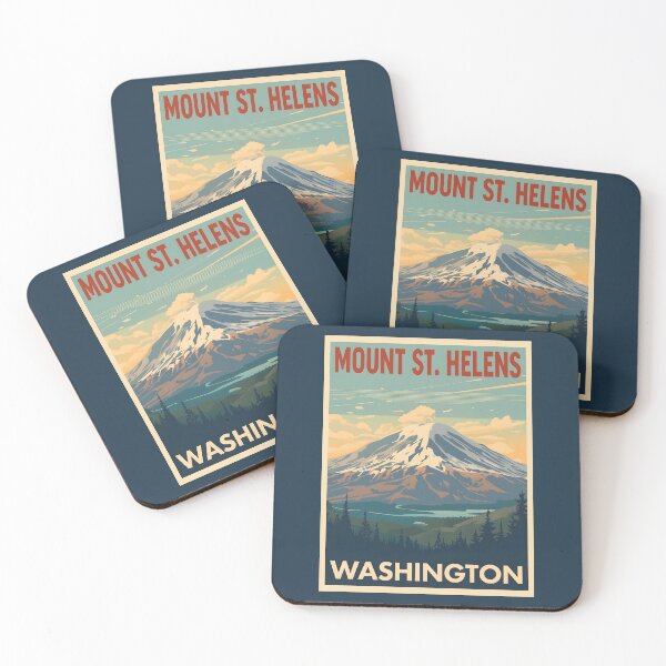 Item preview, Mount St. Helens - Washington designed and sold by GoodOldVintage.