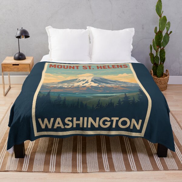 Item preview, Mount St. Helens - Washington designed and sold by GoodOldVintage.