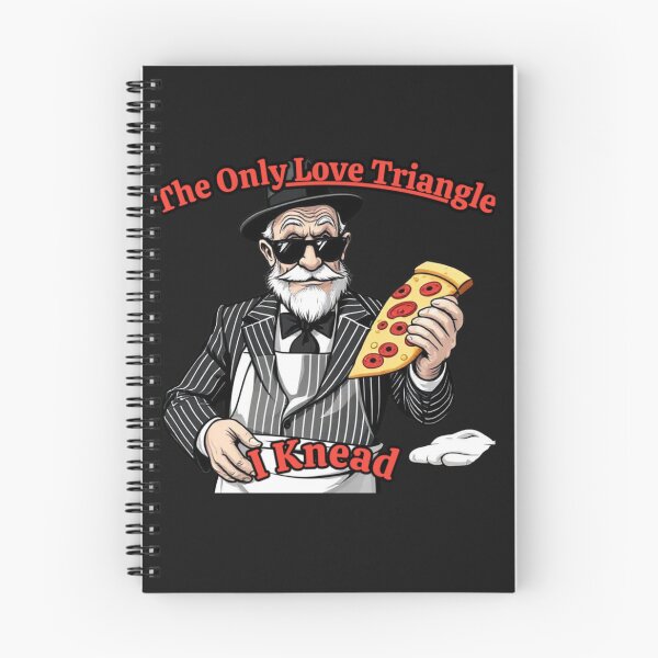Item preview, The Only Love Triangle I Need Funny Pizza Merchandise  designed and sold by SaucyFoodTruck.