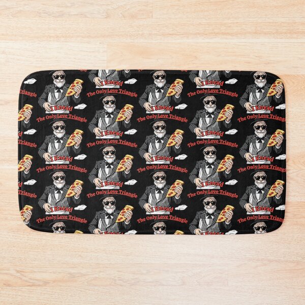 Item preview, The Only Love Triangle I Need Funny Pizza Merchandise  designed and sold by SaucyFoodTruck.