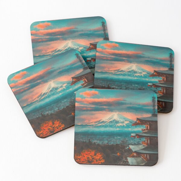 Item preview, Scenic View of Japanese Pagoda and Mount Fuji designed and sold by Dlfj.