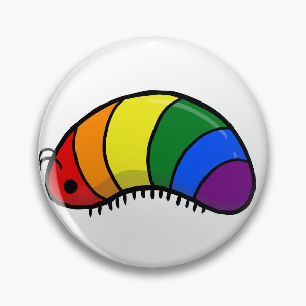 Item preview, Rainbow Pill Bug designed and sold by Chaotic-Crochet.