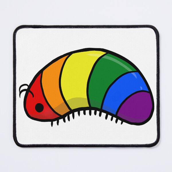 Item preview, Rainbow Pill Bug designed and sold by Chaotic-Crochet.