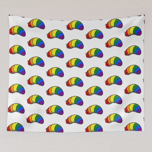 Item preview, Rainbow Pill Bug designed and sold by Chaotic-Crochet.