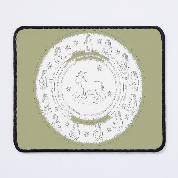 Item preview, Voynich Zodiac – Capricorn Outline 2 designed and sold by BB Design Garage.