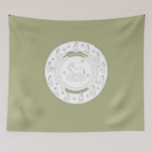 Item preview, Voynich Zodiac – Capricorn Outline 2 designed and sold by BB Design Garage.