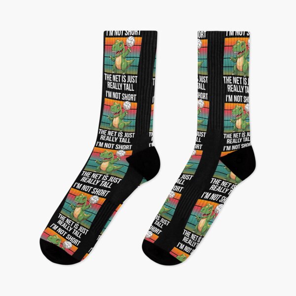 Item preview, I'm Not Short The Net Is Just Really Tall T-Rex Volleyball designed and sold by at85productions.