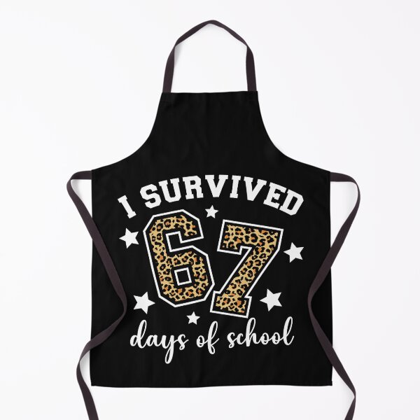 Item preview, I Survived 67 Days of School Funny Leopard Six Seven 67 Meme Teacher Student designed and sold by AnitaBice.