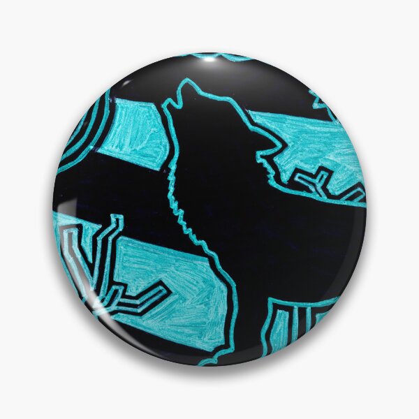 Item preview, Lunar Echo – Abstract Wolf Under Spiral Moon designed and sold by kenglishart.