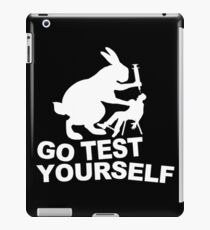 Go Test Yourself iPad Case/Skin