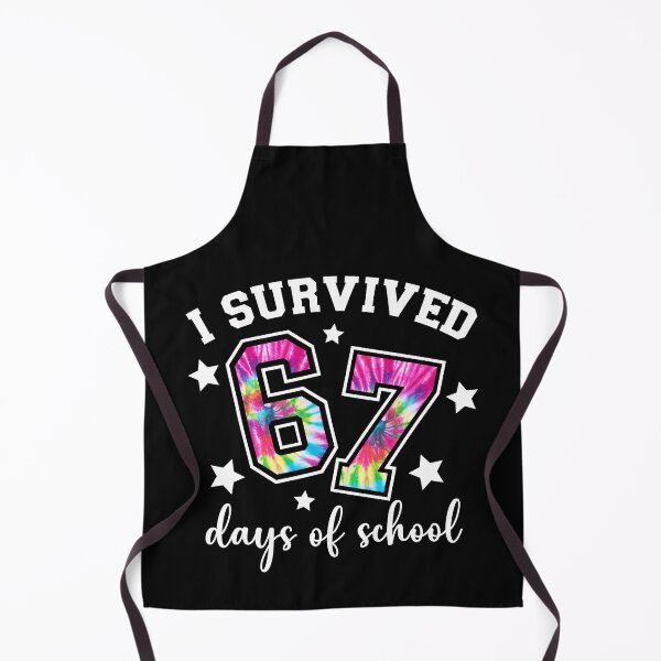 Item preview, I Survived 67 Days of School Tie Dye Six Seven 67 Meme Teacher Student designed and sold by AnitaBice.