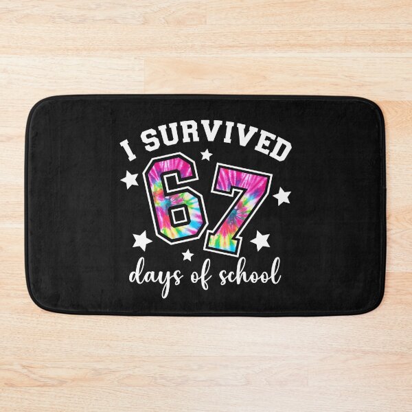 Item preview, I Survived 67 Days of School Tie Dye Six Seven 67 Meme Teacher Student designed and sold by AnitaBice.