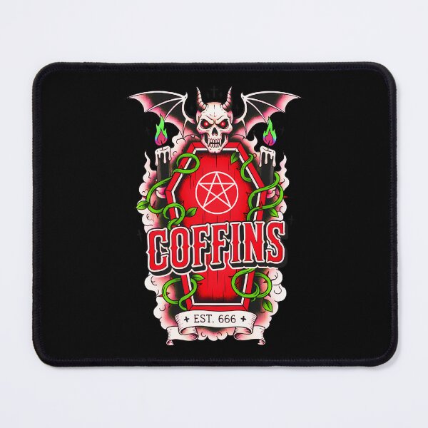 Item preview, Pentagram Coffin Retro Horror Flash designed and sold by CoffinsArt.