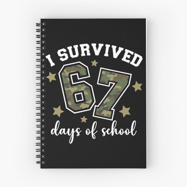 Item preview, I Survived 67 Days of School Camo Six Seven 67 Meme Teacher Student designed and sold by AnitaBice.