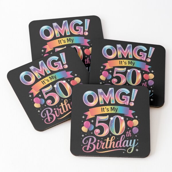 Item preview, OMG It's My 50th Birthday 50 Years old Birthday designed and sold by PunkNation-Arts.