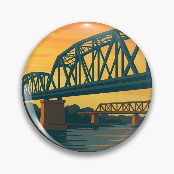 Item preview, Murray Bridge Poster designed and sold by NotSoCalmCo.