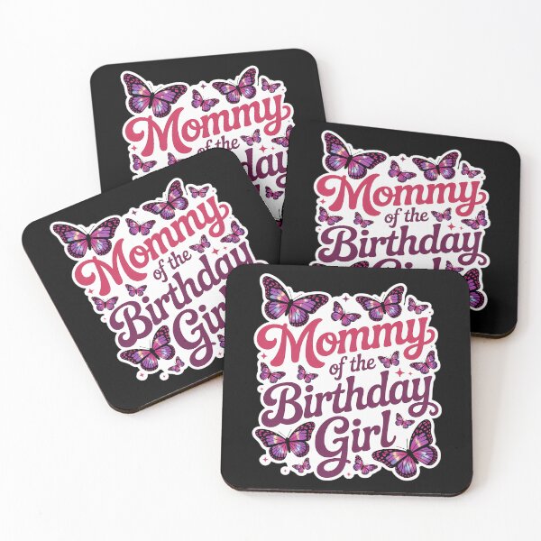 Item preview, Mommy of The Birthday Girl Shirt Butterfly Mom Mama 1st designed and sold by PunkNation-Arts.