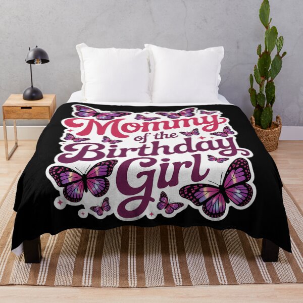 Item preview, Mommy of The Birthday Girl Shirt Butterfly Mom Mama 1st designed and sold by PunkNation-Arts.