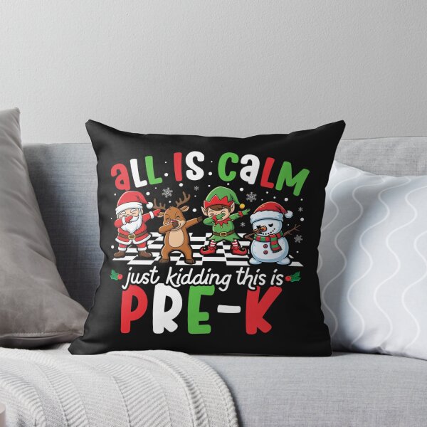 Item preview, All Is Calm Just Kidding This Is Pre-K Funny Christmas Teacher designed and sold by AnitaBice.