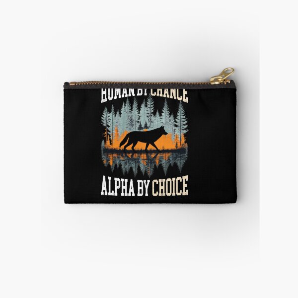 Item preview, Human by Chance, Alpha by Choice - Wolf in Nature Reflection designed and sold by LashondaGreen89.