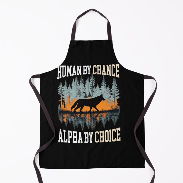Item preview, Human by Chance, Alpha by Choice - Wolf in Nature Reflection designed and sold by LashondaGreen89.