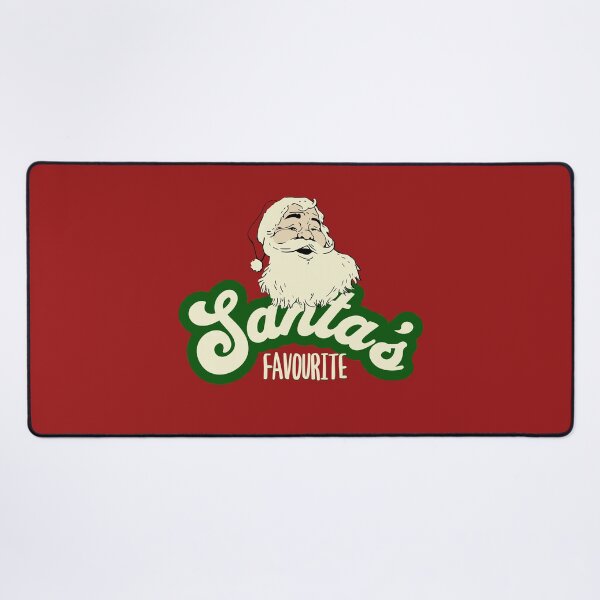 Item preview, Santa's Favorite Retro Script Christmas Design designed and sold by rayraggui.
