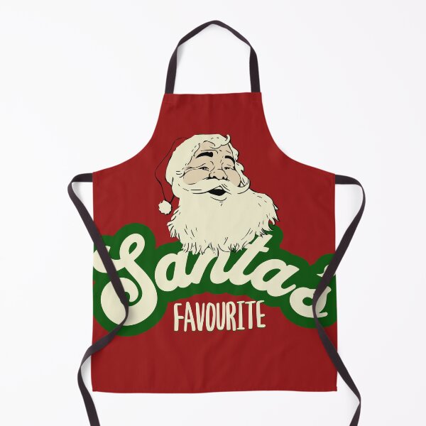 Item preview, Santa's Favorite Retro Script Christmas Design designed and sold by rayraggui.