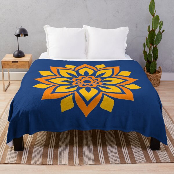 Item preview, Yellow Mandala Art – Spiritual Geometry Decorative Design designed and sold by Harshit_Digital_Arts.