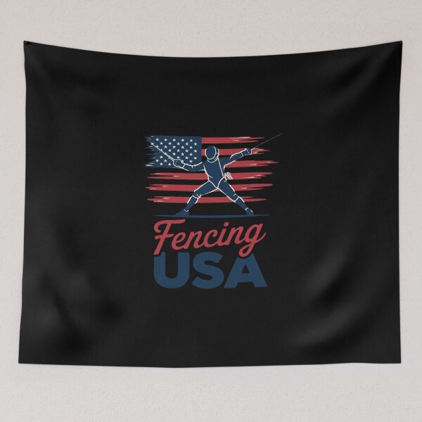 Item preview, Fencing Support the Team Fencing Player USA Flag designed and sold by JulienAureo.