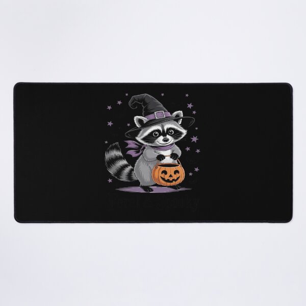 Item preview, Feral & Spooky Funny Witch Raccoon Spooky Halloween Pumpkin designed and sold by JulienAureo.
