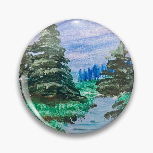 Artikelvorschau, Originalgemälde „Bergbach“ – Acryl-Wasserfallkunst entworfen und verkauft von JamesDArting.