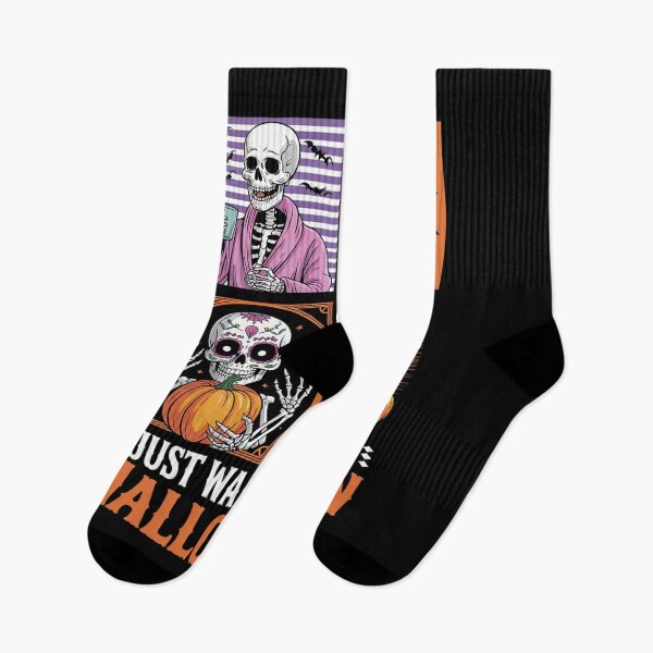 Item preview, Just Waiting For Halloween Skeleton Summer Halloween  designed and sold by EllinoKlemo.