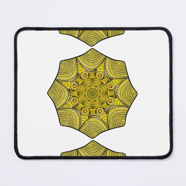 Item preview, Golden Coloring page mandala outline drawing for art therapy and meditation. Circular ornament designed and sold by nongsao4.