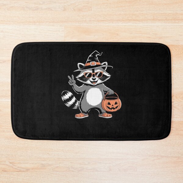 Item preview, Feral & Spooky Halloween Cute Ghost Raccoon Trick Or Treat designed and sold by JulienAureo.