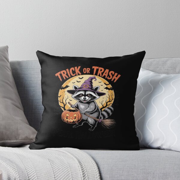 Item preview, Feral And Spooky Creepy Raccoon Ghost Trick Or Trash designed and sold by JulienAureo.