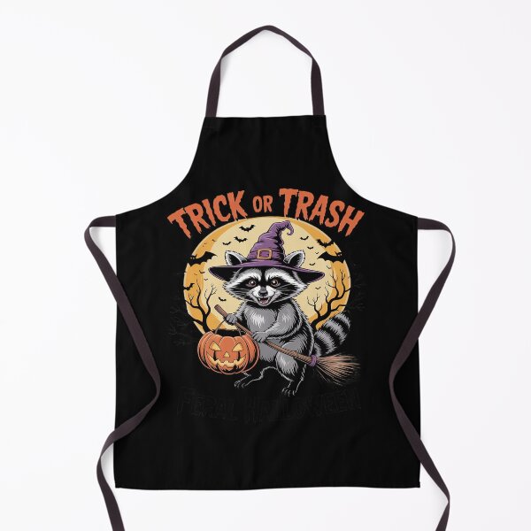 Item preview, Feral And Spooky Creepy Raccoon Ghost Trick Or Trash designed and sold by JulienAureo.