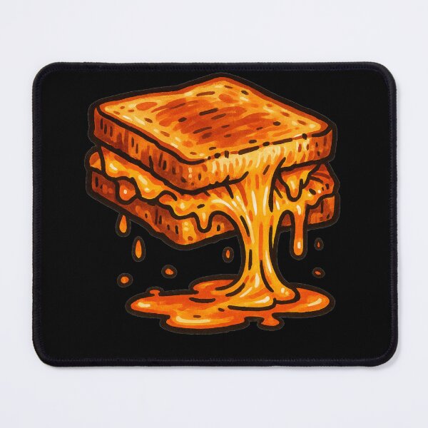 Item preview, Cozy Food Lust – Ultimate Melty Grilled Cheese – Gift for Snack Lovers – Bold Marker Art • Oozy Cheese Style designed and sold by JacobKAurumhead.