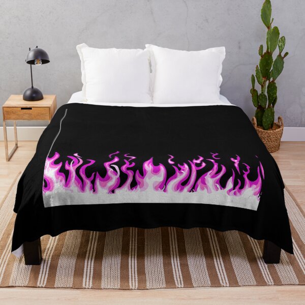 Item preview, Edge Of Old School Punk Flames Pink And Black designed and sold by ModaPriNTonv.