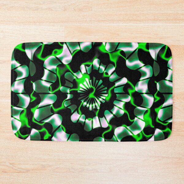 Item preview, Electric green waves designed and sold by Sew Fay.