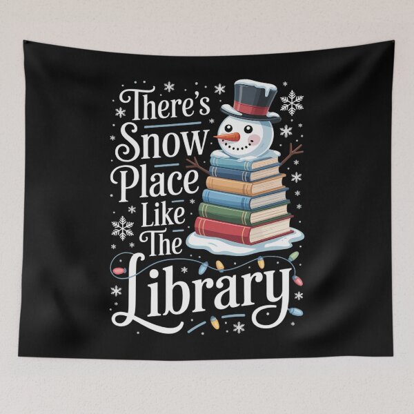 Item preview, Librarian There's Snow Place Like The Library Christmas Snow designed and sold by PunkNation-Arts.