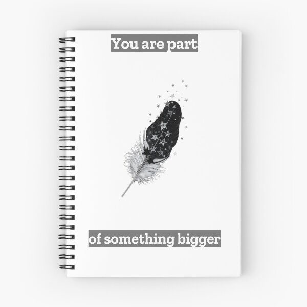 Item preview, “You Are Part of Something Bigger | Spiritual Cosmic Feather T-Shirt” designed and sold by Substance_life.