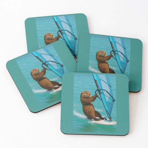 Item preview, Windsurfing Otter designed and sold by Tridentulus.