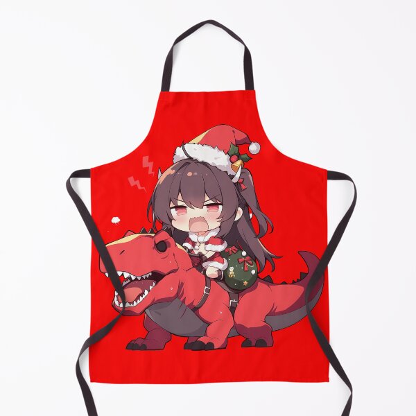 Item preview, Taihou Azur Lane Anime Girl Riding Christmas Dinosaur T-Rex Santa Claus designed and sold by TorbenKuhano.