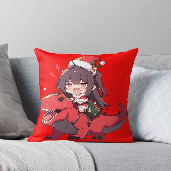 Item preview, Taihou Azur Lane Anime Girl Riding Christmas Dinosaur T-Rex Santa Claus designed and sold by TorbenKuhano.