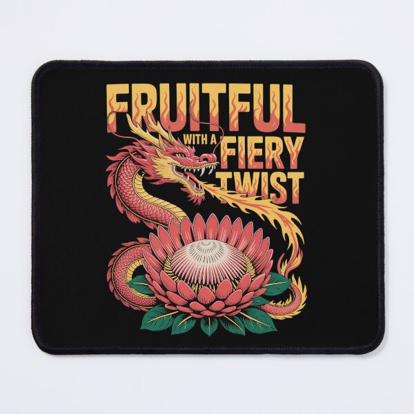 Item preview, Fiery Twist Fruit Pitaya Lover Tropical Exotic Diet Humor designed and sold by JulienAureo.