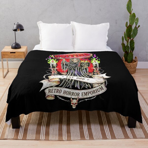 Item preview, Coffins Retro Horror Death Tattoo Flash designed and sold by CoffinsArt.