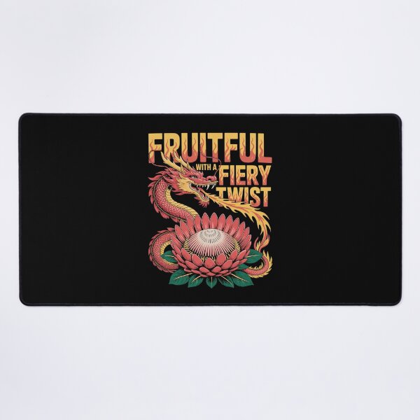 Item preview, Fiery Twist Fruit Pitaya Lover Tropical Exotic Diet Humor designed and sold by JulienAureo.