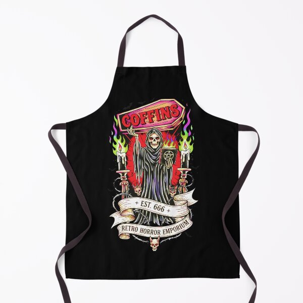 Item preview, Coffins Retro Horror Death Tattoo Flash designed and sold by CoffinsArt.